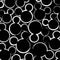 Disney Mickey Mouse Logo Pattern iPhone 15 Pro Max Clear Case